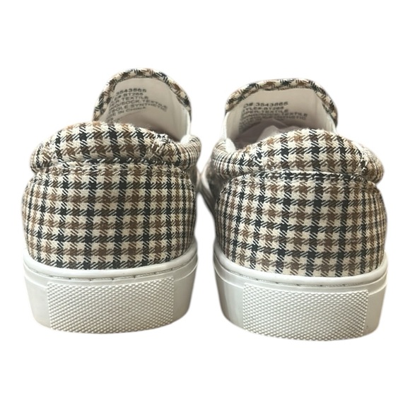 J. Crew Plaid Road Trip Slip-on Plaid Casual Sneakers Women’s Size 7 - Picture 7 of 13
